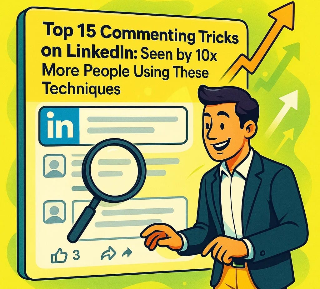 Top 15 Commenting Tricks on LinkedIn: Seen by 10x More People Using These Techniques