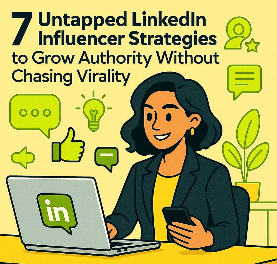 7 Untapped LinkedIn Influencer Strategies to Grow Authority Without Chasing Virality